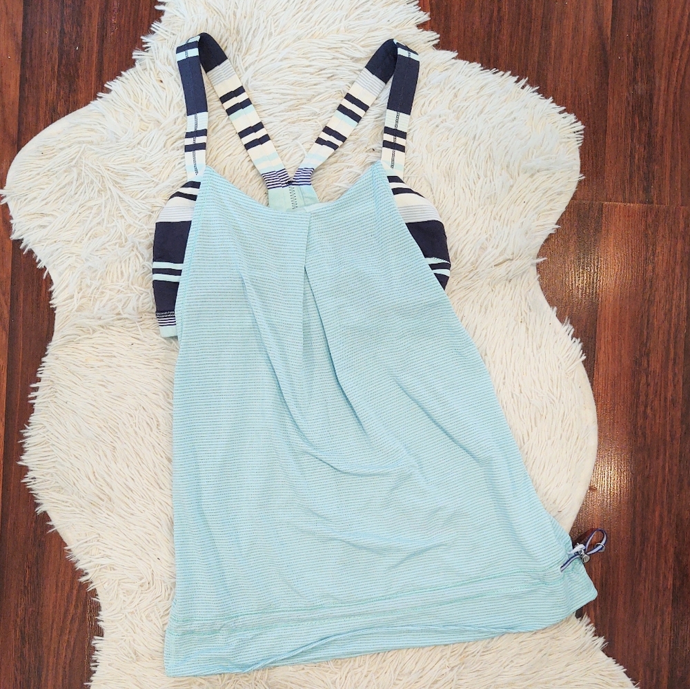 Lululemon Rest Less Tank Blue - Picture 4 of 5